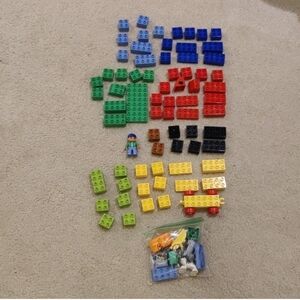 LEGO DUPLO Colorful Building Set with Container 70+PC Educational Motor Skills